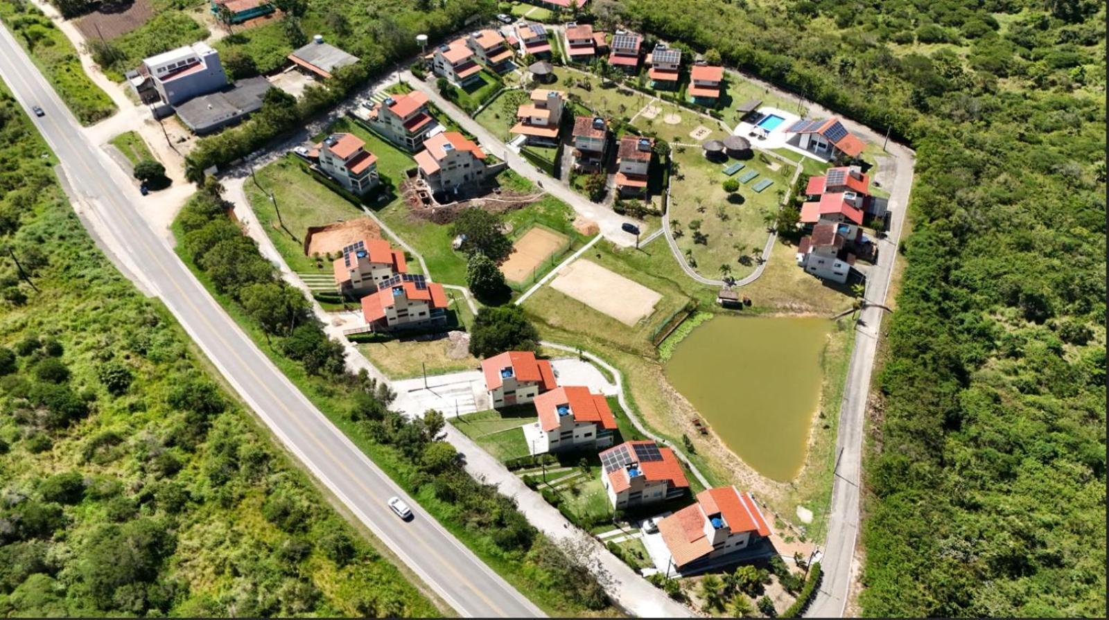 Casa Totalmente Equipada Ampla E Confortavel Em Condominio - Cha Grande-Pe Exterior foto